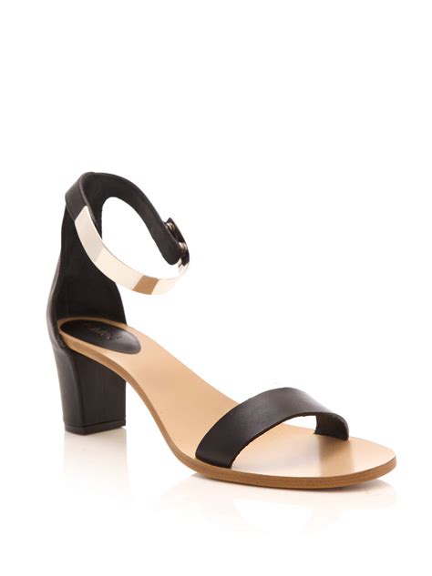 chloe flat sandals|chloe block heel sandals.